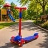 Patinete Speed Fun com Luzes de Led - Vermelha