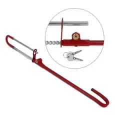 Trava Universal Pedal Volante Com Algema Anti-furto Roubo
