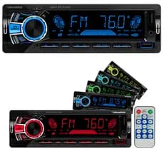 Som Automotivo Roadstar Rs-2751br Plus Usb, Bt E Leitor De Cartão Sd