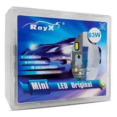 Ultra Led Mini Original 6k 12000 Lumens 63w 12v 24v c/ Cambus H1 H3 H4 H7 H8 H11 H27 Hb3 Hb4 RayX