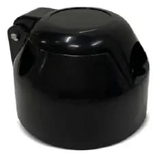 Tomada Fêmea P/ Engate Reboque Carretinha 6 Polos Preta
