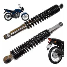 Par Amortecedor Traseiro Honda Titan 125/150/160 Todas Com Regulagem