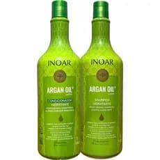 Kit Inoar Shampoo + Condicionador Argan Oil Hidratante 2x1litro