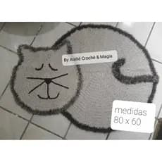 Tapete de Crochê Decoração quarto entrada