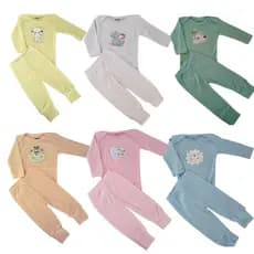 Kit 4 Peças Mijao e Body Bordado De Bebê Manga Longa Tecido Suedine Menina Menino Enxoval de Bebe