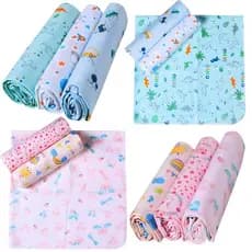 Kit Manta Cueiro Papi - Flanelado e Estampado - 100% Algodão - Tamanhos Variados - Maciez e Proteção.
