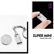 Mini Pendrive original 4GB/8GB/16GB/32GB/64GB Modelo Chaveiro Metal Usb 2.0