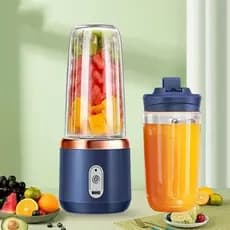 400ML Espremedor Elétrico Mini Liquidificador Portátil 6 Lâminas De Suco De Alimentos Misturador