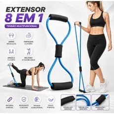 Elástico Extensor de Exercícios Pull Reducer Multi Função Academia Em Casa Uso Profissional