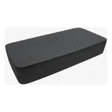 Step EVA Academia 60x30x10 Preto Antiderrapante Plataforma Fitness Treino Funcional Aeróbico