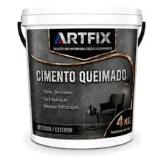 Tinta Efeito Cimento Queimado ARTFIX 4kg Pronta Uso