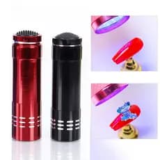 Lâmpada LED De Luz UV Ultravioleta Mini Lanterna Secadora De Unhas Gel De Secagem Rápida Manicure Nail Art Tool