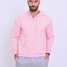 Moletom Unissex Liso Com Ziper Algodão Super Estiliso Tendencia Bem Quentinho