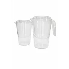 Jarra Plástico Transparente 2 Litros Suco Água Tampa