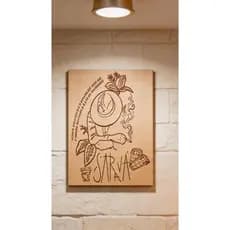 Quadro Seu ZÉ MDF Decoração Espiritual Proteção Axé Energia Enfeite de Parede Presente