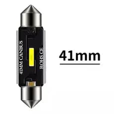 kit 2 Lâmpada LED Torpedo Automotiva C5W 31mm 36mm 39mm 41mm Teto Placa Porta Malas