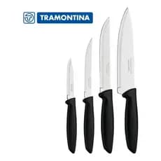 Jogo Facas Inox 4 Peças Plenus Tramontina Faqueiro