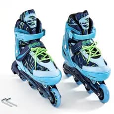 Patins Inline Azul Laser Radikale Unitoys - Original Premium