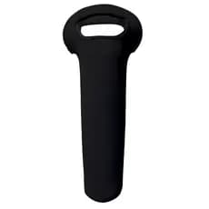 Bolsa Porta Vinho Capa Térmica Wine Bag Portátil de Garrafa Individual Neoprene 3mm Com Alça Resistente Preto Liso