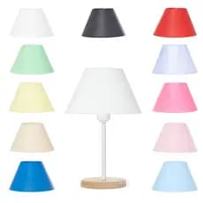 Abajur Luminária De Mesa Grande C/ Cúpula 32x22x22 (a x l x p)