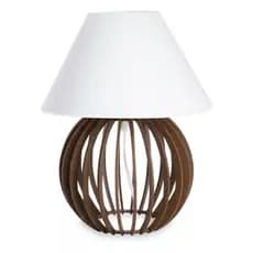 01 ABAJUR LUMINÁRIA MDF MARROM
