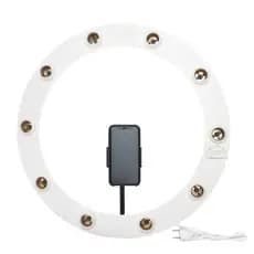 Iluminador Ring Light De Mesa 50cm Diâmetro C/ 12 soquetes