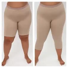 Short Anágua Segunda Pele Usar Com Vestido Bermuda Plus Size Tamanhos 46 A 66