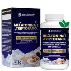 MELATONINA E TRIPFOFANO 60 Cápsulas Biocêutica