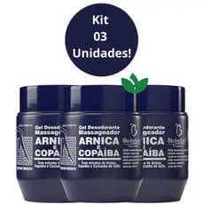 Kit 3 Unidades Gel ARNICA E COPAÍBA 240g BIO INSTINTO