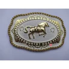 Fivela Country De Rodeio Cowboy Branca Original Oferta