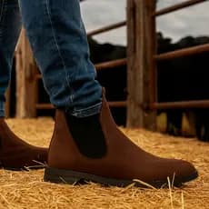 Bota Botina Masculina Chelsea Camurça Coturno Masculino Casual Flexen