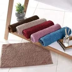 Tapete Para Banheiro Antiderrapante Bolinha De Microfibra 60 cm x 40 cm
