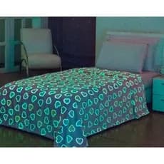 Cobertor Manta Infantil Que Brilha Escuro Coração