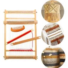 Tecelagem De Tricotar De Madeira , Kit De E Looming Ajustável , Máquina De Tear Para Faça Você Mesmo , Tapetes , Cobertores , Artesanato De Crochê , Melhor Alerta Kits De Iniciantes