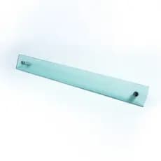 Porta toalha de banho para banheiro em vidro VERDE