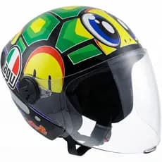 Capacete Aberto Personalizado New Liberty 3 Tartaruga Viseira Cristal