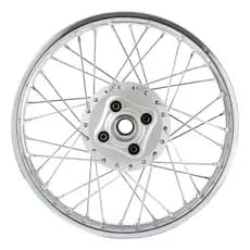 Roda Traseira Completa Montada Alinhada Honda Titan 125 00/04 - Fan 125 05/08 - Aro Cromado Raio 4mm