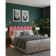 Cabeceira de Cama Box Nuvem Estofada 45x20cm Kit 5 7 8 ou 10 Placas Módulos
