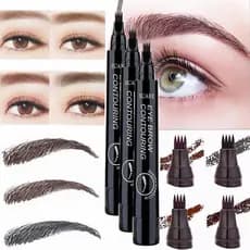Caneta De Sobrancelha Microblading 3D Ponta De Garfo À Prova D'água Lápis De Tatuagem De Longa Duração Profissional Fino