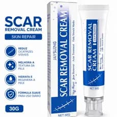 Creme Removedor de Cicatrizes e Estrias | Marcas de Acne e Queimaduras 30g