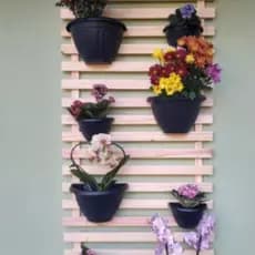 Estrados De Madeira Decoração Floreira Multiuso Deck