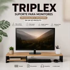 Suporte Para Monitor Variadas Cores Base Monitor Gamer Ergonomico Triplo