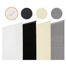 Persianas Cortina Off 80x130 Decoração Moderna PVC Cores Clássicas Horizontal
