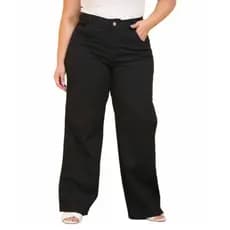 CALÇA JEANS WIDE LEG PLUS SIZE WID LEG PANTALONA 46 ao 56