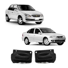 Par Macaneta Interna Traseira Vectra 1996 97 98 99 a 2005 Classic 2010 2011 2012 2013 14 2015 2016
