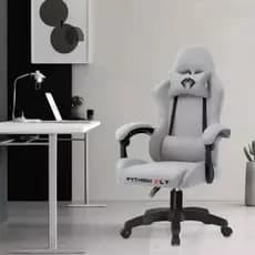 Cadeira Python Fly Ergonômica Gamer Premium Cinza Reclinável Linho