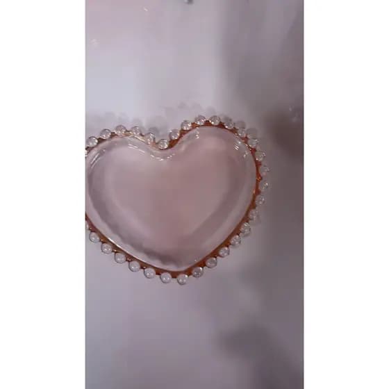 Conjunto de 4 Pratos Wolff Cristal Pearl 12cm Rosa - Rojemac
