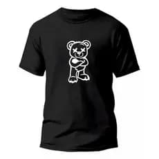 Camiseta Estampada Unissex Blusa Estampada Algodão Manga Curta Camiseta Gola Redonda
