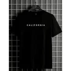 Camisas Masculina Estampada "California"  Camisetas Gola Redonda 100% Algodão