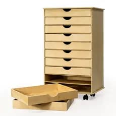 Gaveteiro Mdf Organizador Escritório Organizador Folhas Movel Decoração